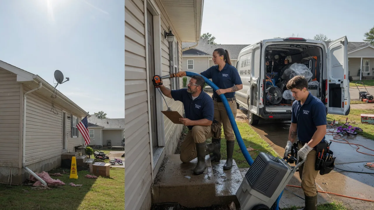 Ceiling Water Damage Restoration in Ganado, TX near me